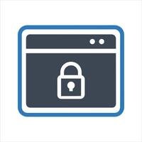 Delete search history icon. and glyph vector