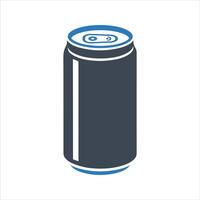 Drink can icon vector