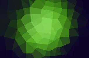 Abstract green and dark blue polygonal background. vector
