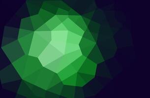 Abstract polygonal background with green and blue gradient. vector