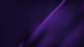Futuristic wave dots with concept big data. Technology background vector