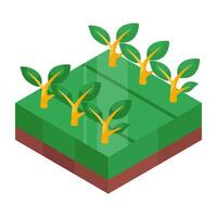 An icon design of farm isolated on white background vector