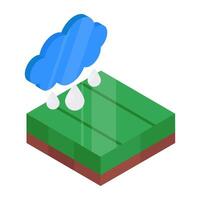 Rainfall icon in perfect design vector