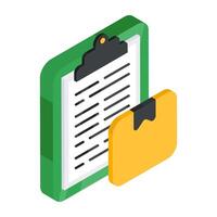 Perfect design icon of logistic list vector