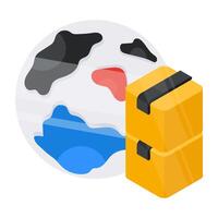 A perfect design icon of global delivery vector