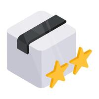 Flat design icon of customer feedback vector