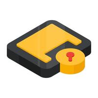 An icon design of weight scale vector