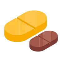 An editable design icon of tablets vector