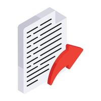 A creative design of send file vector