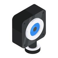 design of woofer, flat icon vector