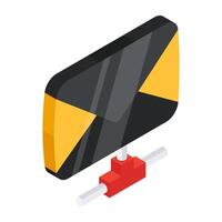 Perfect design icon of share mail vector