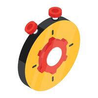 A modern design icon of time management vector
