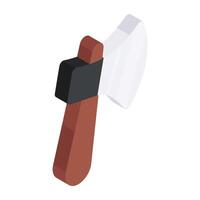 A trendy design icon of axe vector