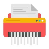 A trendy design icon of printer vector