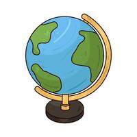 Illustration of globe vector