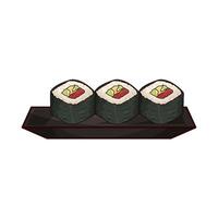 Selected Sushi Rolls vector