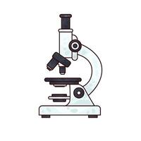Illustration of microscope vector