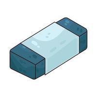 Illustration of eraser vector