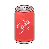 Illustration of soda can vector