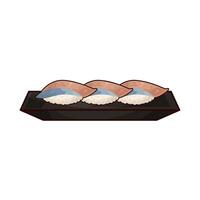 illustration of Enjoy Fresh Sushi vector