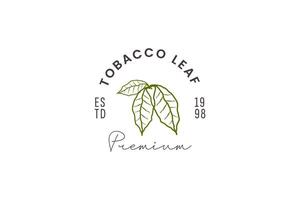 tobacco leaf logo,tobacco field and tobacco cigarette logo .With easy and simple editing. vector