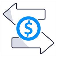 Fund Transfer and payment icon concept vector