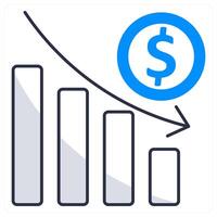 Loss and resume icon concept vector