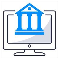 Digital Banking and payment icon concept vector