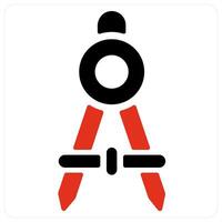 Compess and compact icon concept vector