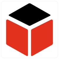 3d Box and Box icon concept vector