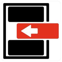 paragraph alignment and Justify icon concept vector