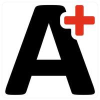 increase text size and Larger icon concept vector