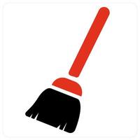Junk cleaner and Junk icon concept vector
