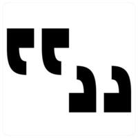 quotes and speech icon concept vector