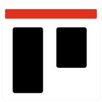 middle align and center icon concept vector