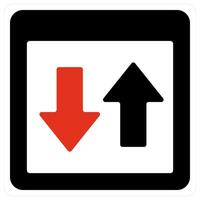 Line Through and Text icon concept vector