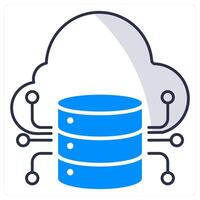 Big Data Analytics and data icon concept vector
