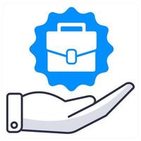 Job Offer and hiring icon concept vector