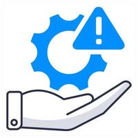 Risk Management and risk icon concept vector