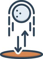Color icon for animation vector