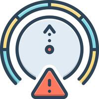 Color icon for indicator vector