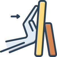 Color icon for force vector