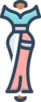 Color icon for dummy vector