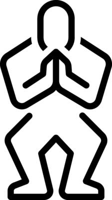 Black line icon for forgiveness