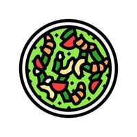 ceviche fish color icon illustration vector