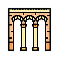 arch byzantine color icon illustration vector