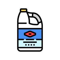 bleach bottle color icon illustration vector