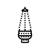 censer byzantine line icon illustration vector
