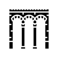 arch byzantine glyph icon illustration vector