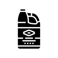 bleach bottle glyph icon illustration vector